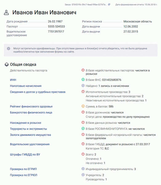 Проверка права собственности