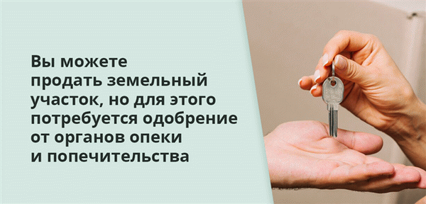 Участки могут быть проданы, но для этого требуется разрешение органа по завещанию.