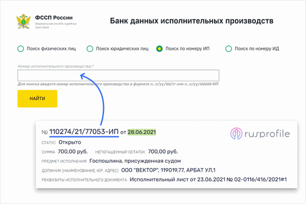 Узнайте количество запущенных процессов в базе данных FSPS.